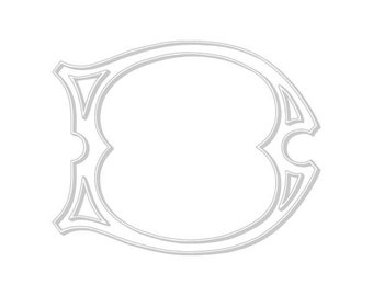 Custom Wedding Logo D Vintage Intertwined Monogram Design