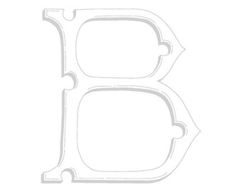 Antique Monogram Design - B - Vintage Wedding Logo