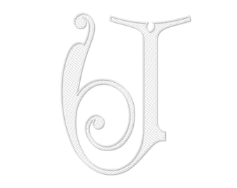 Antique Monogram Design - U - Vintage Wedding Logo