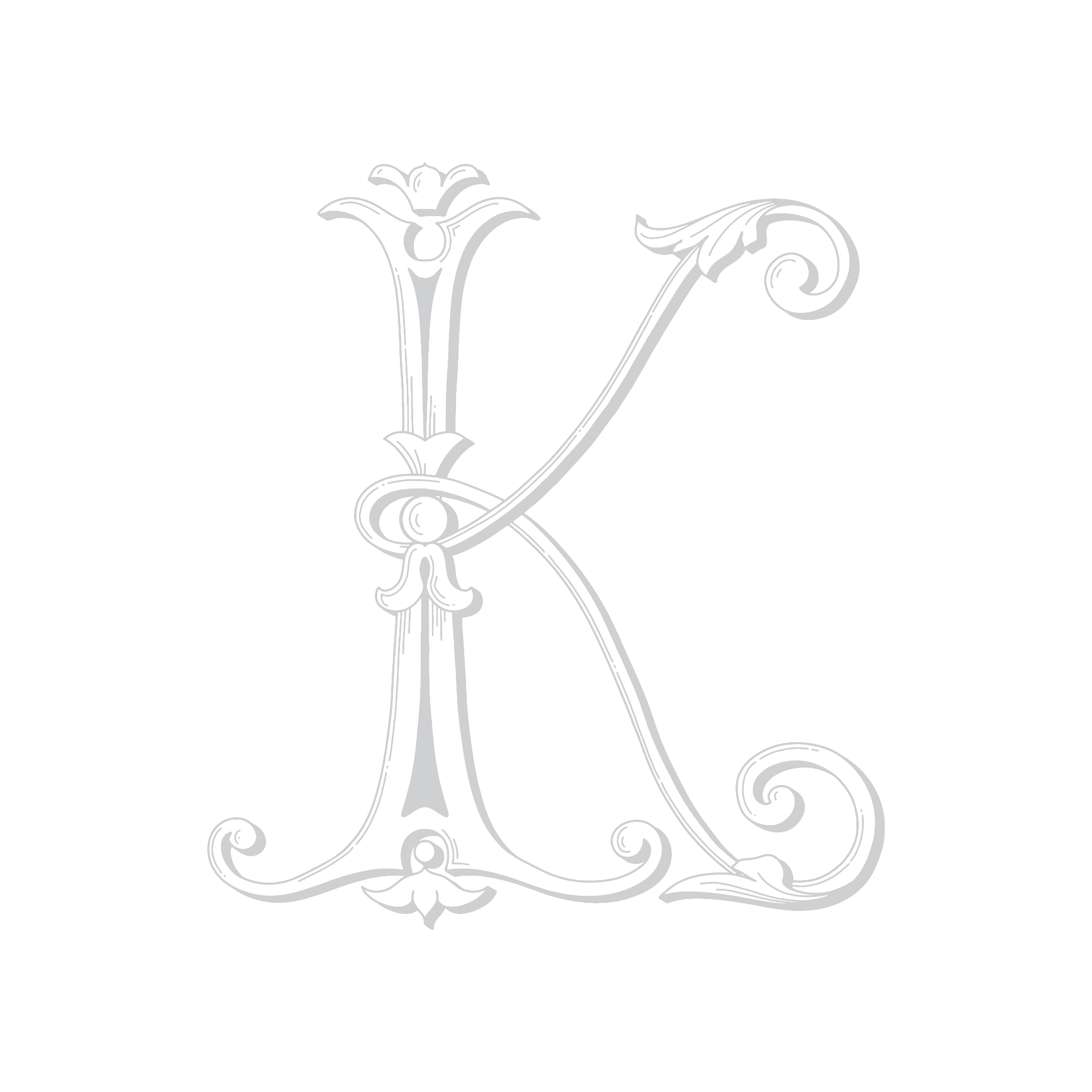 Custom Monogram Digital Download, Letter K Monogram, Wedding Monogram ...