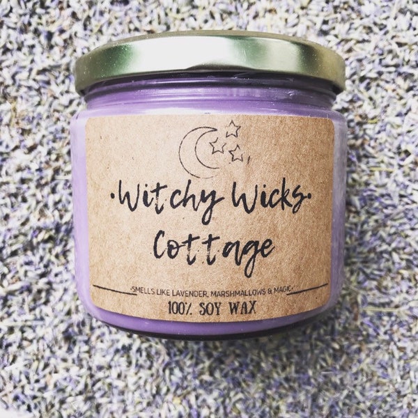 Witchy Wicks Cottage 100% Soy Wax Candle