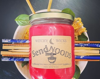 Send Noods 100% Soy Wax Candle