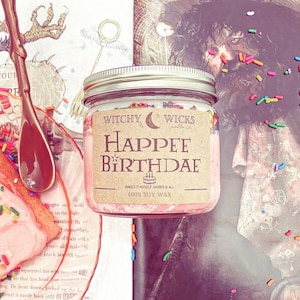 Happee Birthdae 100% Soy Wax Candle