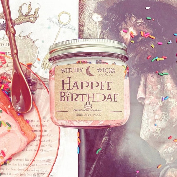 Happee Birthdae 100% Soy Wax Candle