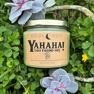 Yahaha you found me! Korok Zelda inspired 100% Soy Wax Candle