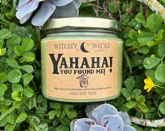 Yahaha you found me! Korok Zelda inspired 100% Soy Wax Candle