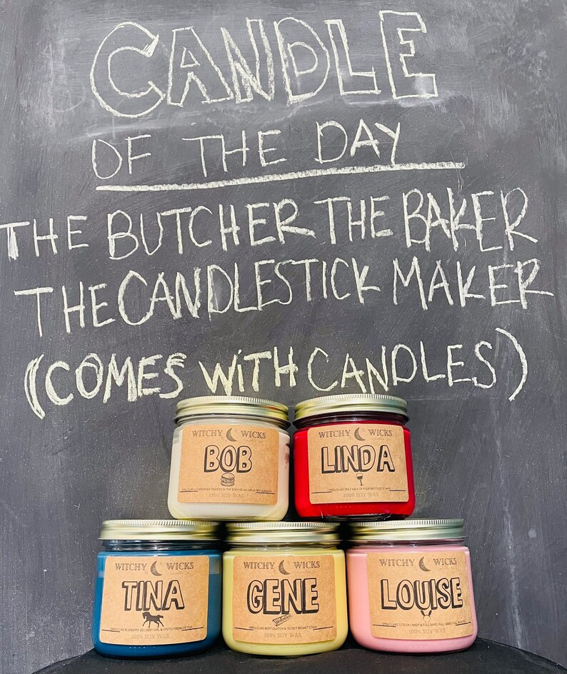 Bob\u2019s Inspired FIVE Candle Pack 100/% Soy Wax Candles