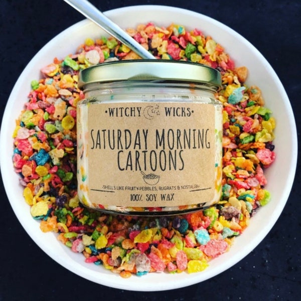 Saturday Morning Cartoons ® 100% Soy Wax Candle