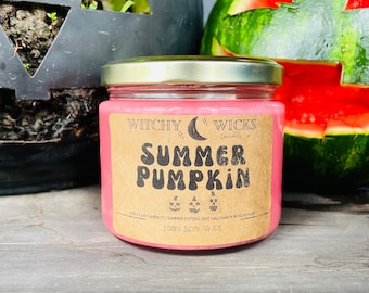 Summer Pumpkin 100% Soy Wax Candle