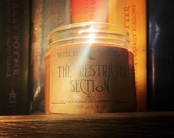 Restricted Section 100% Soy  Wax Candle