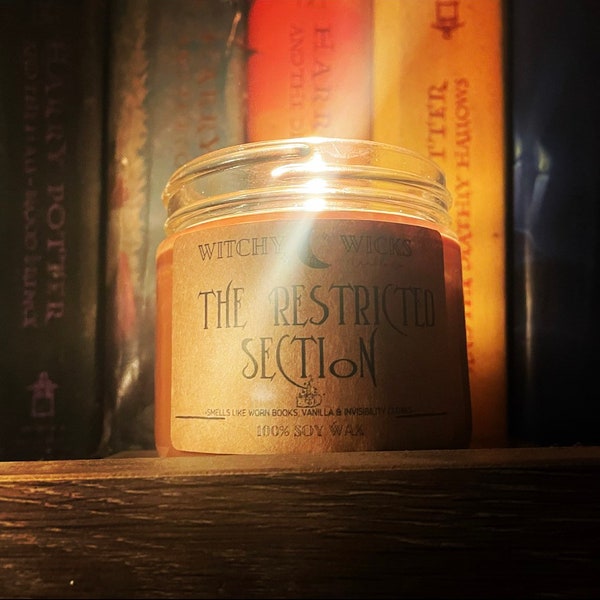 Restricted Section 100% Soy  Wax Candle