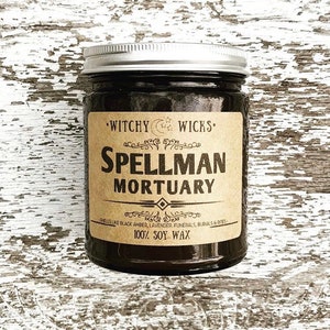 Spellman Mortuary 100 Soy Wax Candle