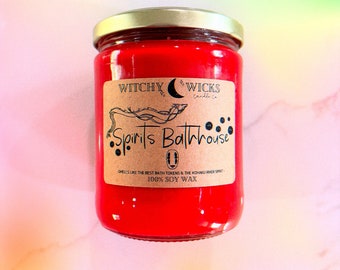 Spirit’s Bathhouse 100% Soy Wax Candle