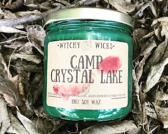 Camp Crystal Lake 100% Soy Wax Candle