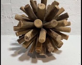 Vintage MidCentury Modern Sputnik Driftwood Handmade Art