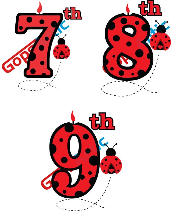 Ladybug Plus Numbers-svgdxfpng Files -  Israel