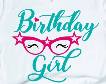 Birthday Girl-V2-SVG,DXF,EPS,Png Files