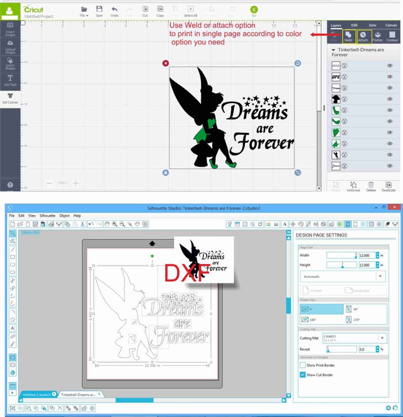 Tinkerbell-Dreams are ForeverSVG,DXF,PNG files image 2