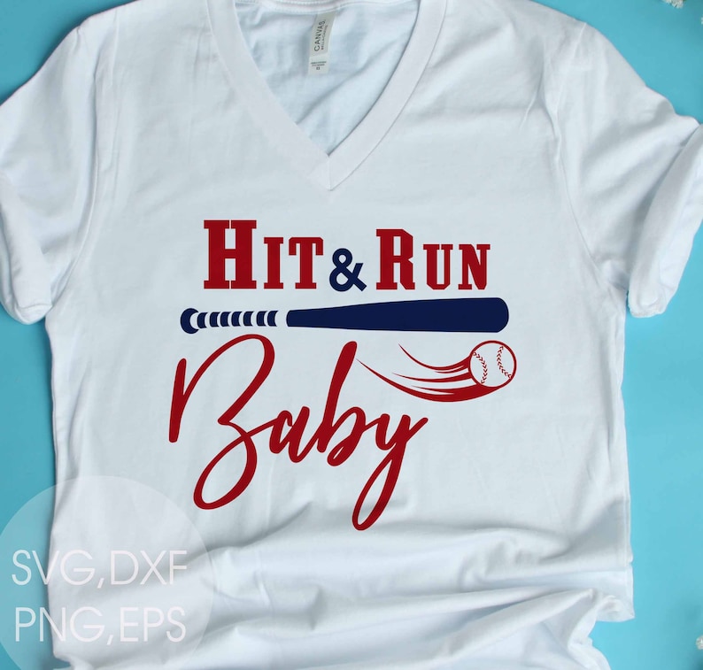 Hit /& Run Baby-SVGDXF,EPS,Png files