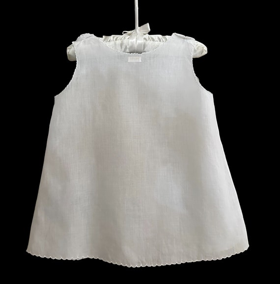 16 1/2" White Cotton Toddler Baby Slip Petticoat … - image 5