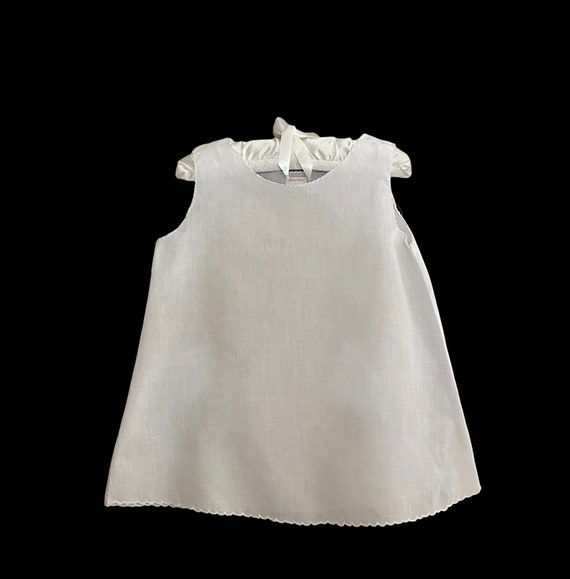 16 1/2" White Cotton Toddler Baby Slip Petticoat … - image 2