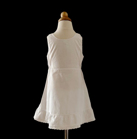 20 1/4" Stoneswear White Cotton Toddler Girls Sli… - image 6