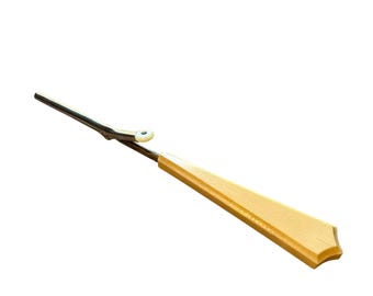 7 1/2" Celluloid Handle Hair Mustache Curler - Curling Iron