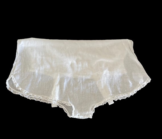 Size 36 Antique White Step In Camisole Chemise Te… - image 6