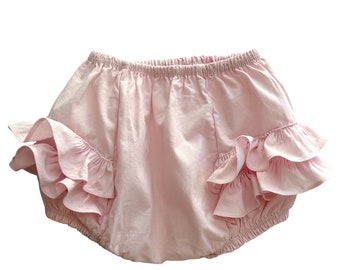 Pink Ruffled Baby Pants Diaper Cover 1509768182