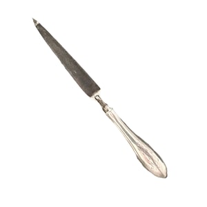 7 1/8" Antique Victorian Sterling Silver Nail File