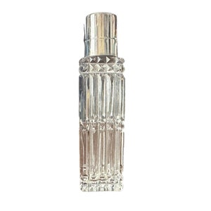 Antique 3&quot; Tall Whiting Sterling Silver & Cut Glass Hinged Scent / Perfume / Smelling Salts Bottle