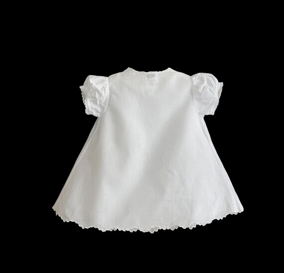 Size 0 - 3 Months NOS Unused Hand Stitched White … - image 5