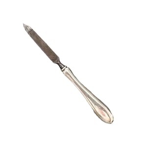 6" Antique Victorian Sterling Silver Nail File