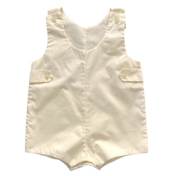 Size 9 - 12 Months Pale Yellow Boys Romper 1501180