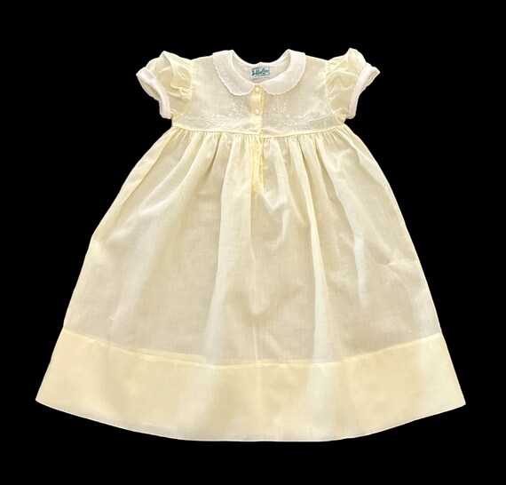 Size 9 - 12 Months Alfred Leon Yellow Baby Cotton… - image 2