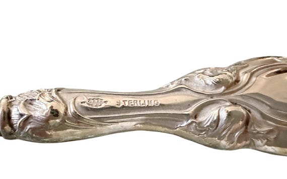 7 3/4" Sterling Silver Shoe Buttonhook Button Hook - image 5