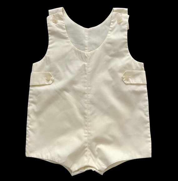 Size 9 - 12 Months Pale Yellow Boys Romper 150118… - image 2