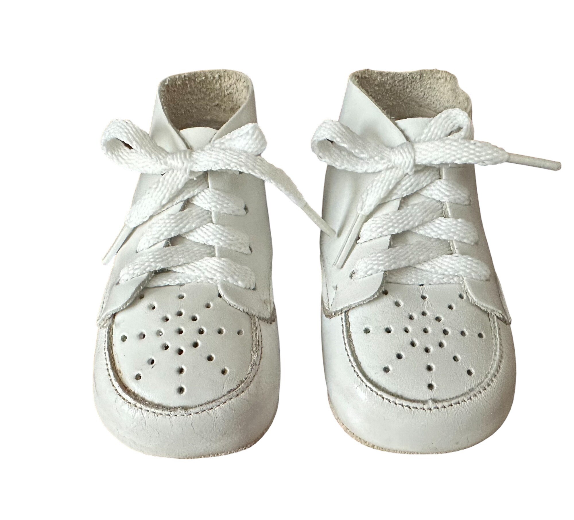 Size Kinney Shoes White Leather Baby Doll Shoes 1642026697
