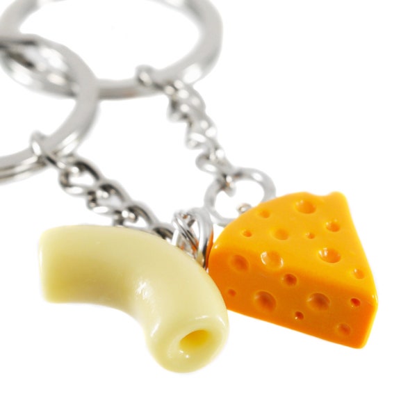 Mac and Cheese BFF Keychain