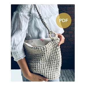 MayaFly Dana Bag Pattern PDF - Digital pattern - Download Crochet Tote Bag