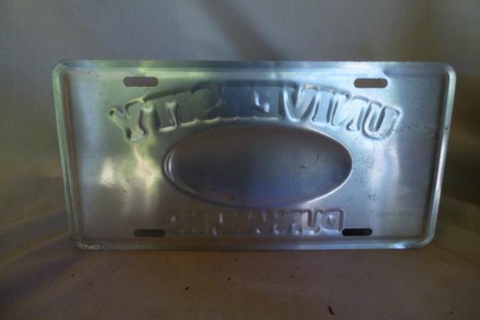 Ford Dealer License Plate Durham University Ford Etsy