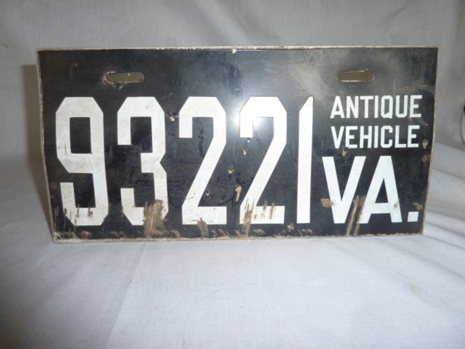 Vintage Virginia Antique Vehicle License Plate Etsy
