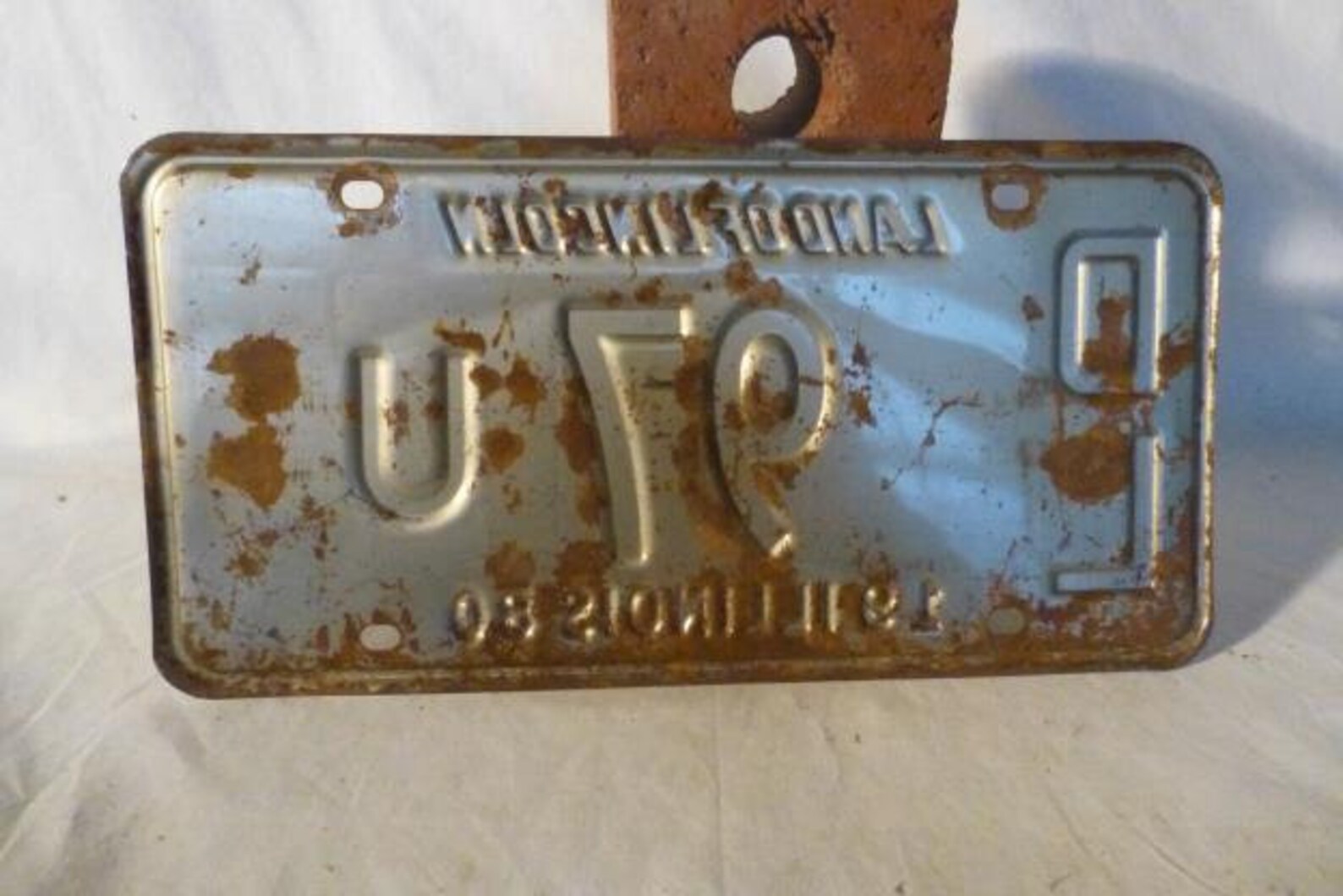 Illinois 1980 DEALER License Plate Etsy