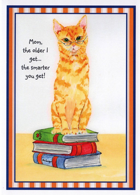 Carte Jaune De Chat De Sage De Jour De La Fete Des Meres A Etsy Carte Jaune De Chat De Sage De Jour De La Fete Des Meres A Etsy