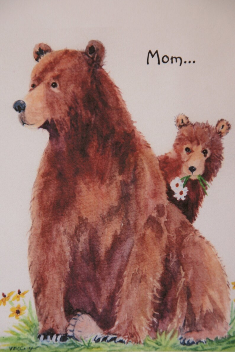 Mothers day mama bear card inside of card readson 2 etsy Mothers day mama bear card inside of card readson 2 etsy