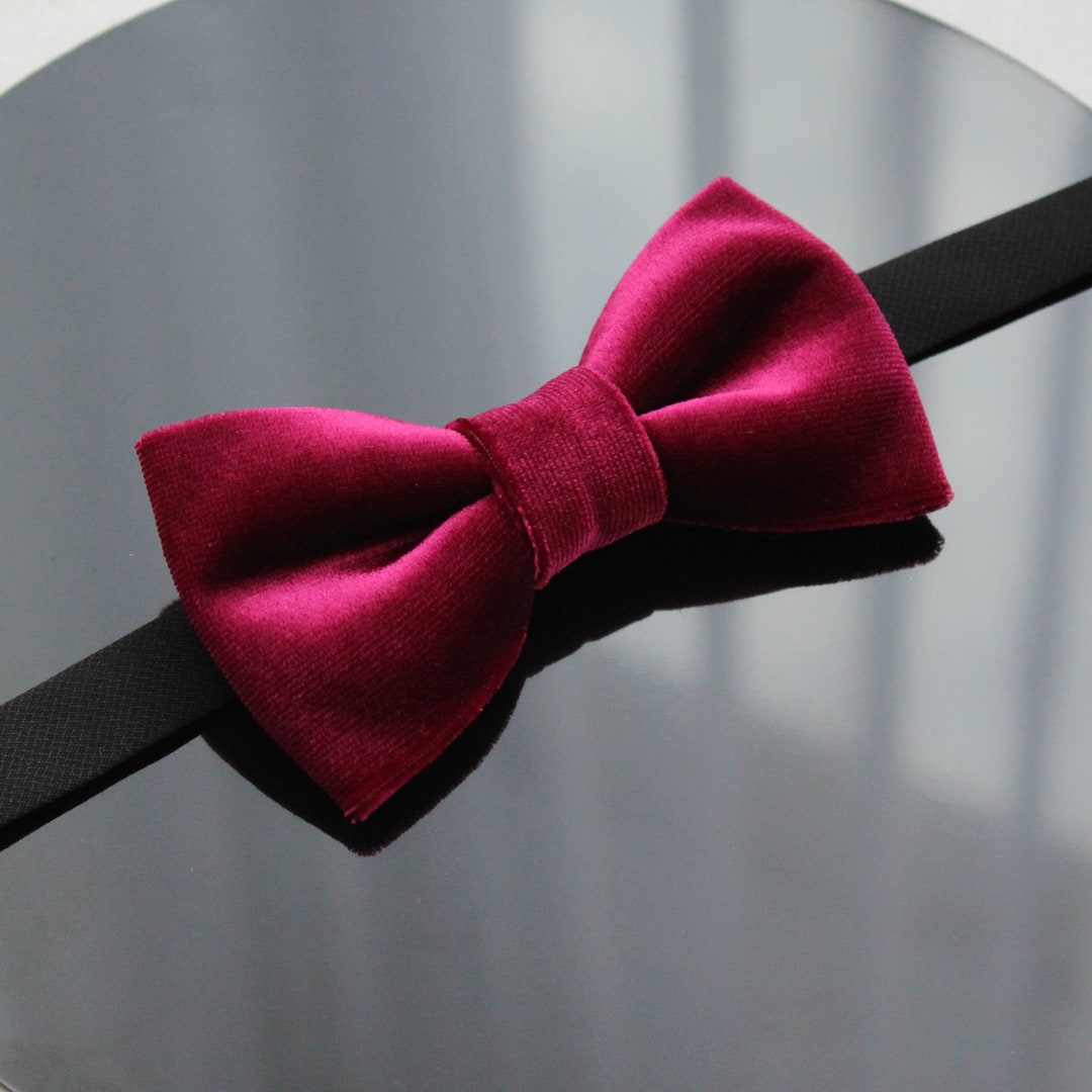 marsala bow tie