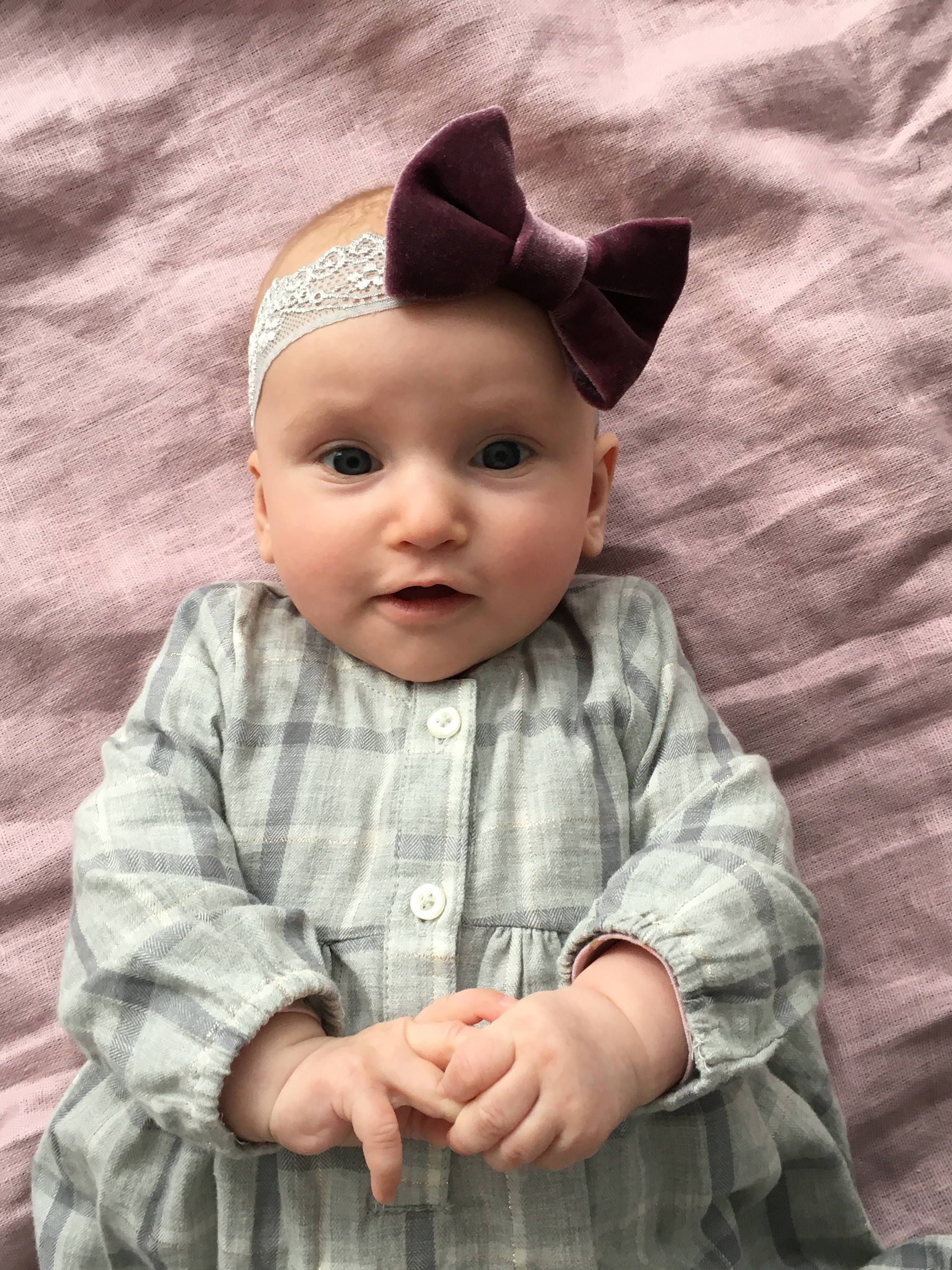 Dark Blue Baby Headband Christmas Headband Navy Blue Hair Bow Etsy UK