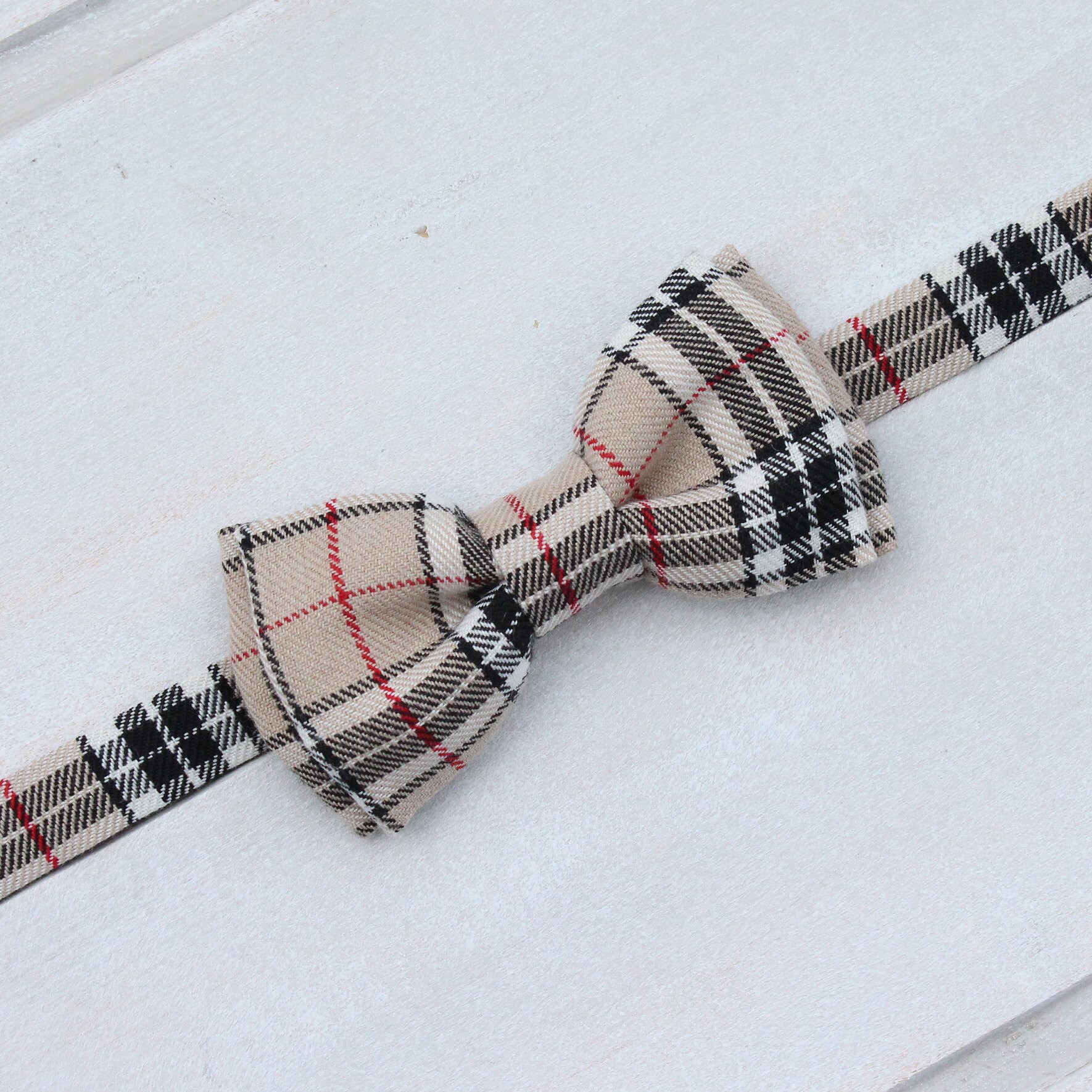 Burberry bow tie Tartan plaid bow tie Plaid men's bow Etsy