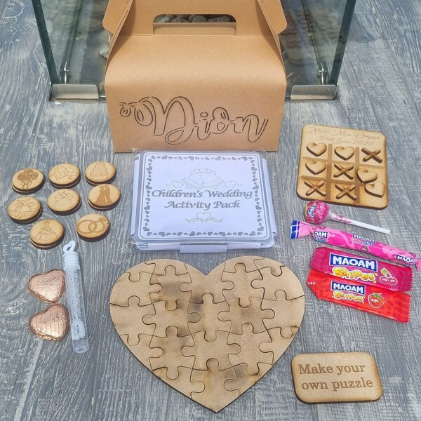 Kids Wedding Activity Pack - Etsy UK
