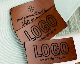 Custom rectangle labels, tags for Bags, Accessories, and Crafts - Easy to Sew - Washable